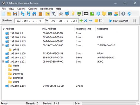 SoftPerfect Network Scanner 8.2.3